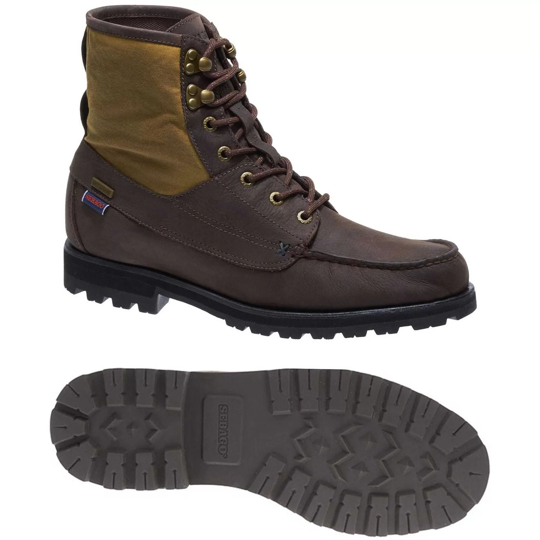 Sebago Vershire Boot Oil Lea-Cnvs Wp Cheap